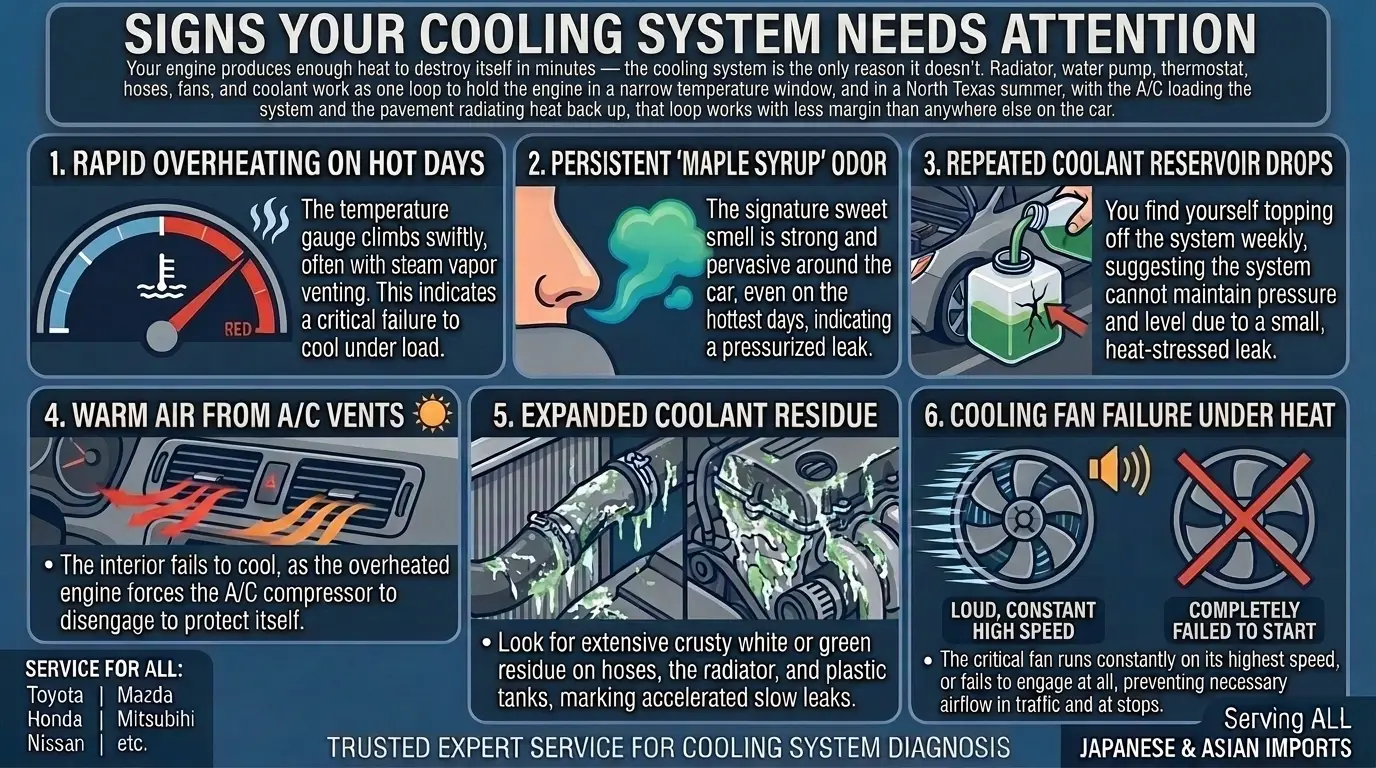 Signs Your Cooling System Needs Attention - AAI Denton, TX.