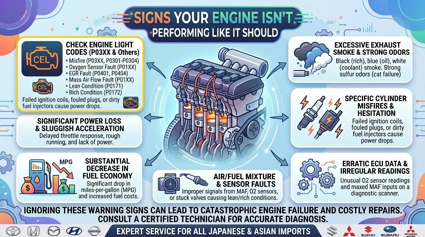 Signs Your Engine Isn't Performing Like It Should - All About Imports Denton, TX.